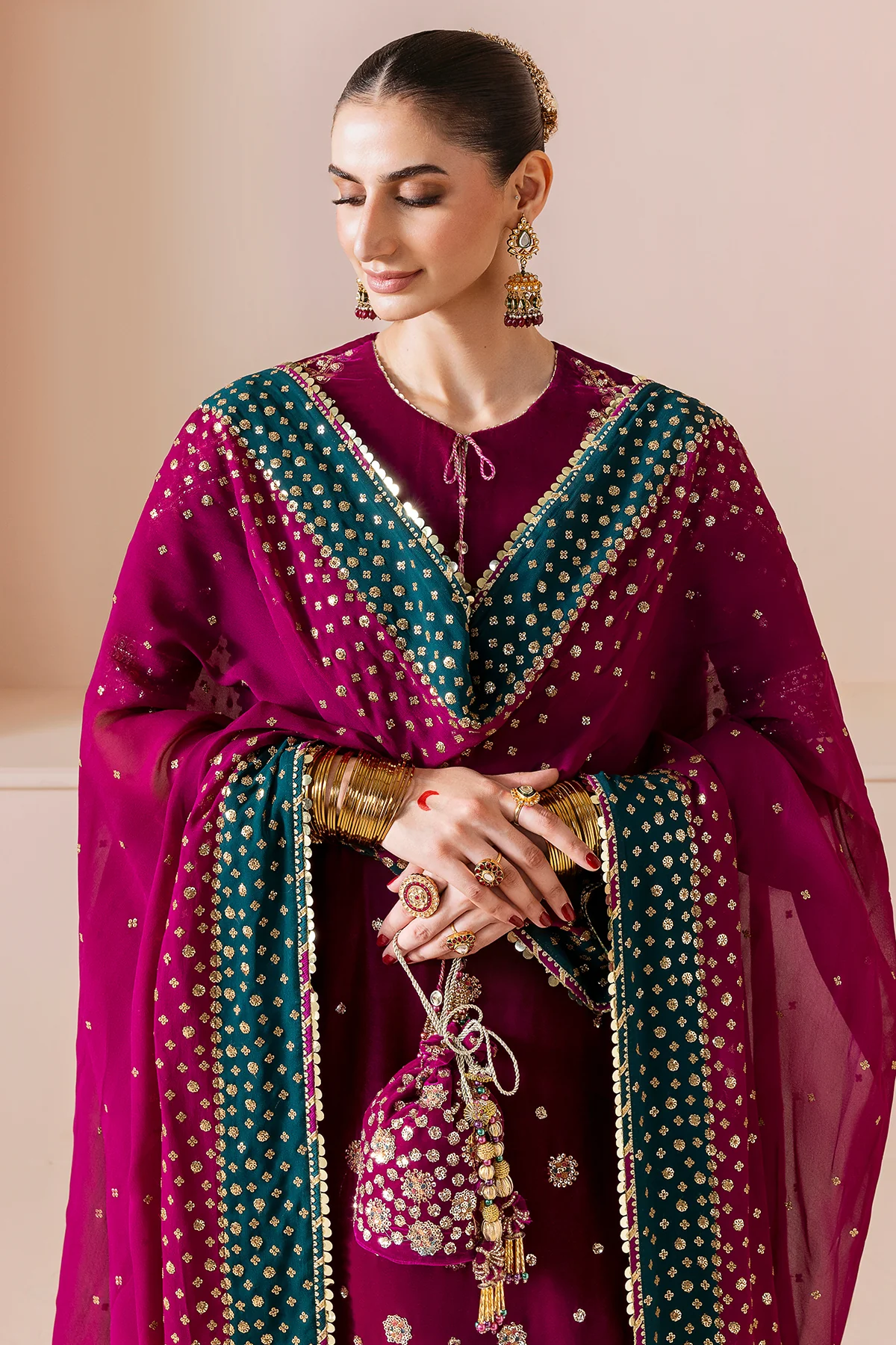Embroidered Velvet Formal CVF D-02 - Image 4