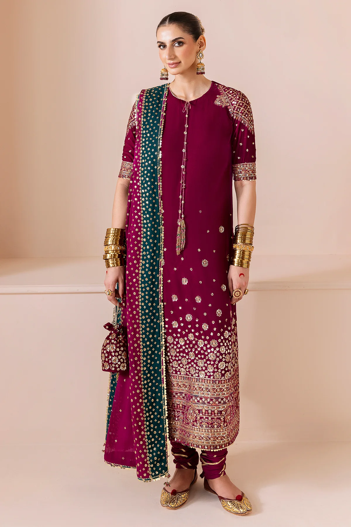 Embroidered Velvet Formal CVF D-02 - Image 8