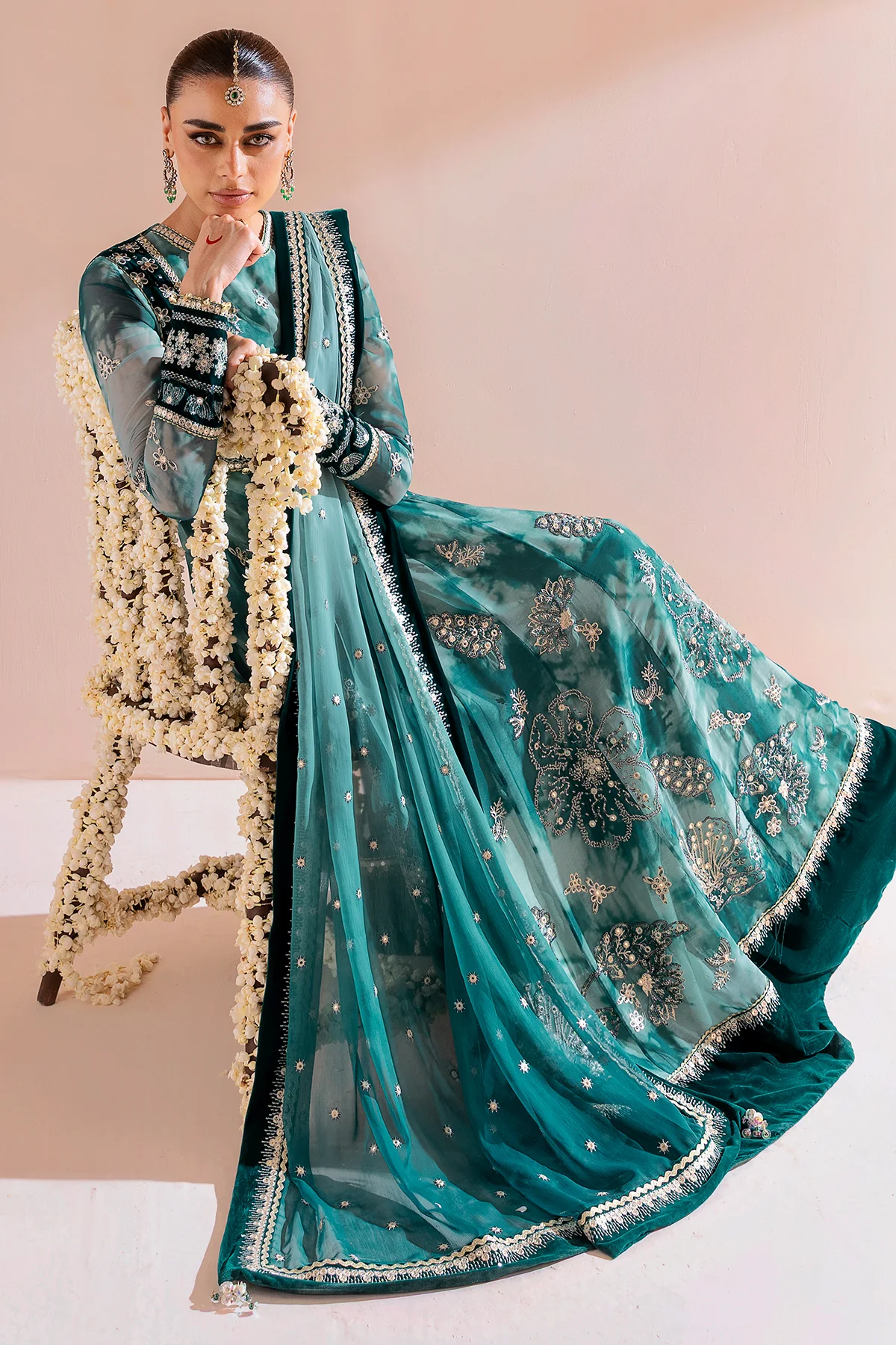 Embroidered Velvet Formal CVF D-06 - Image 4