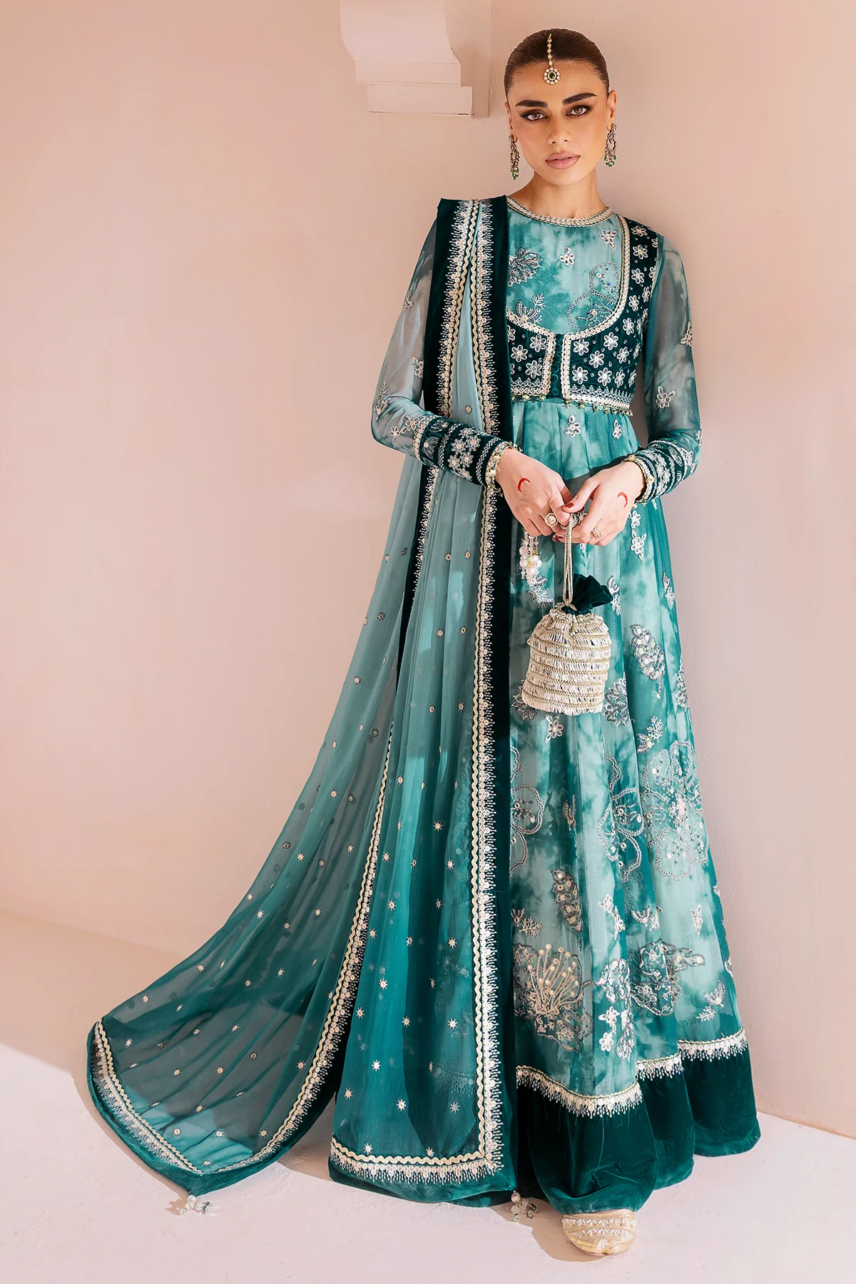 Embroidered Velvet Formal CVF D-06 - Image 5