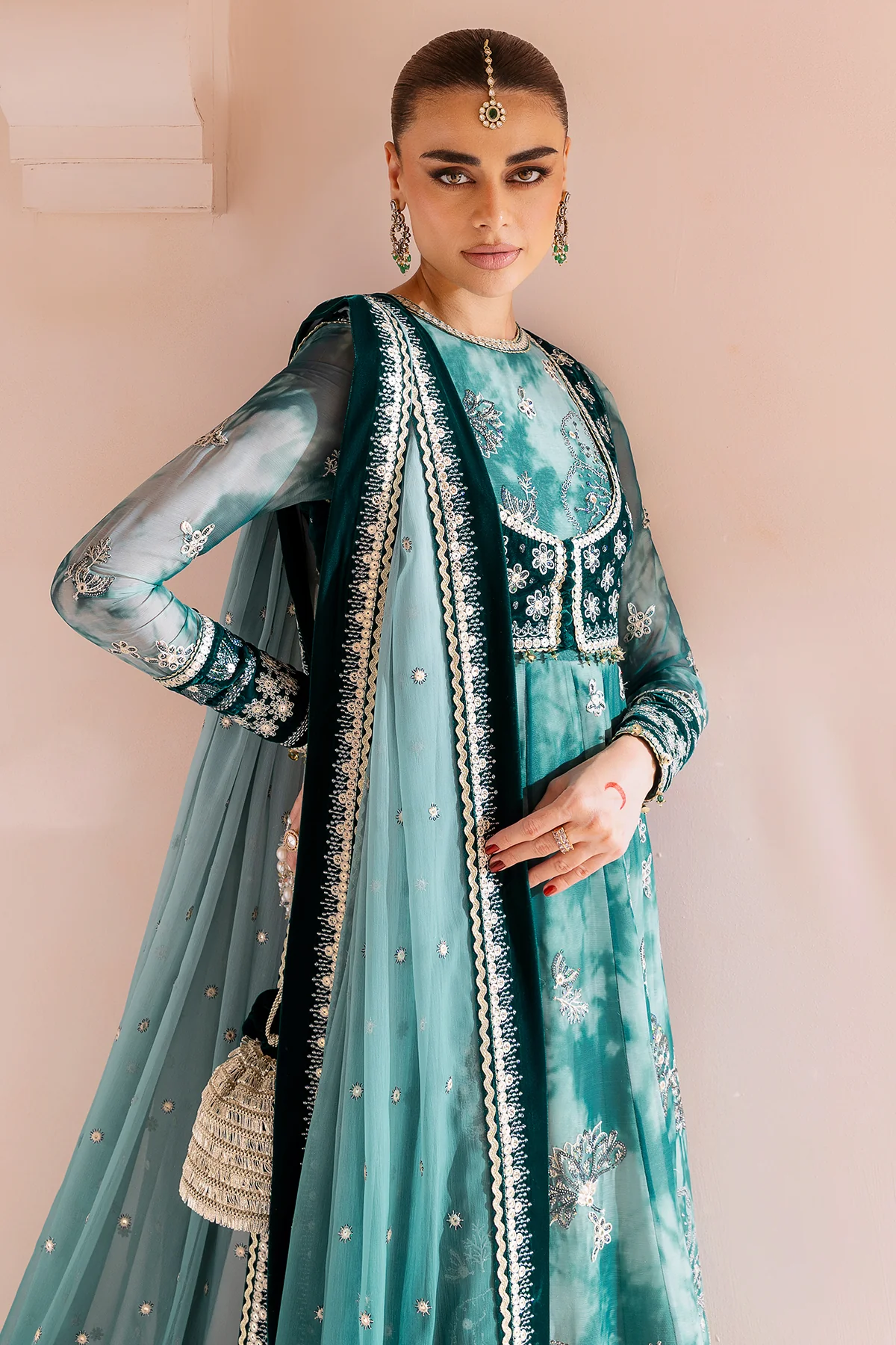 Embroidered Velvet Formal CVF D-06 - Image 7