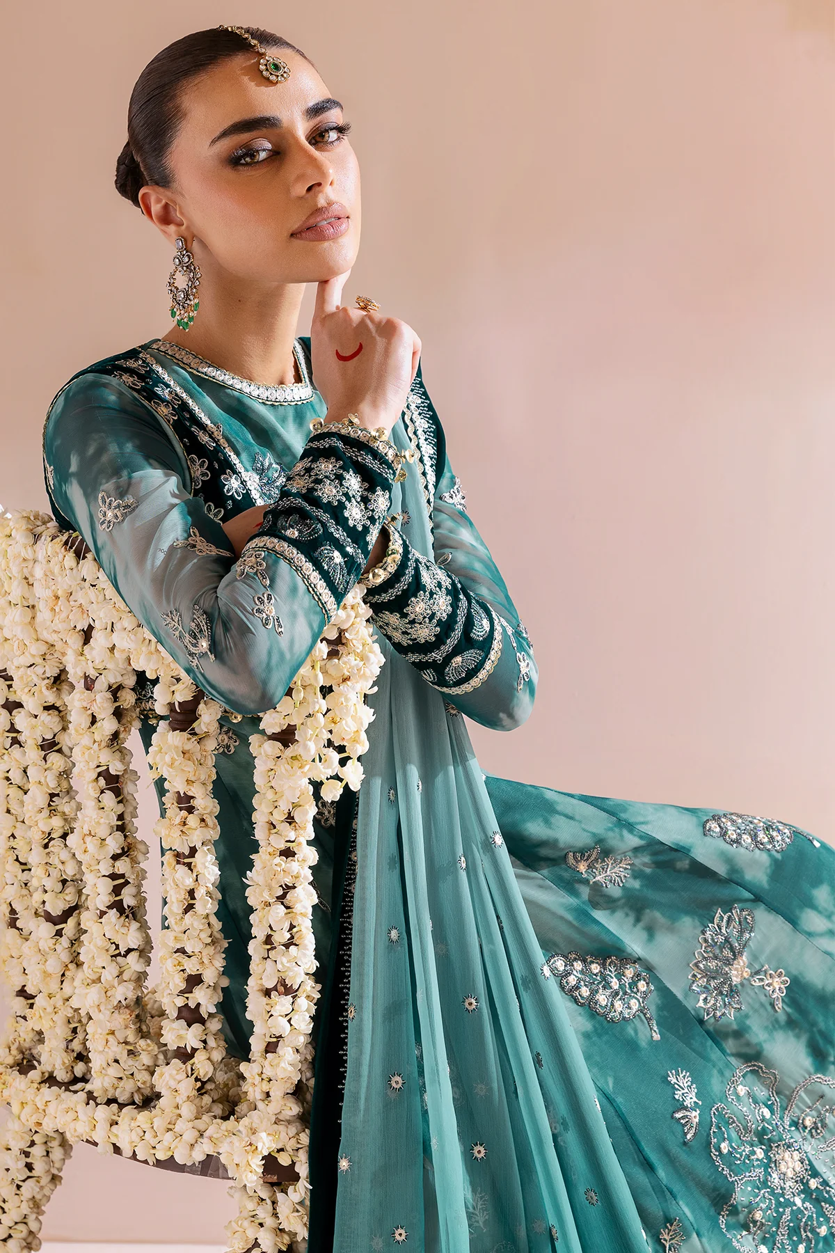 Embroidered Velvet Formal CVF D-06 - Image 8